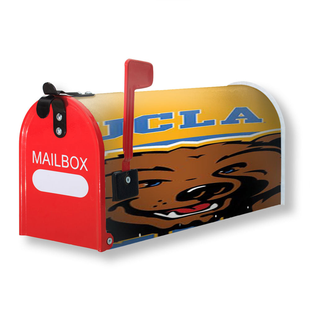 Ucla Briun Orange Bkg Magnetic Mailbox Cover - 18.0" x 21.0"