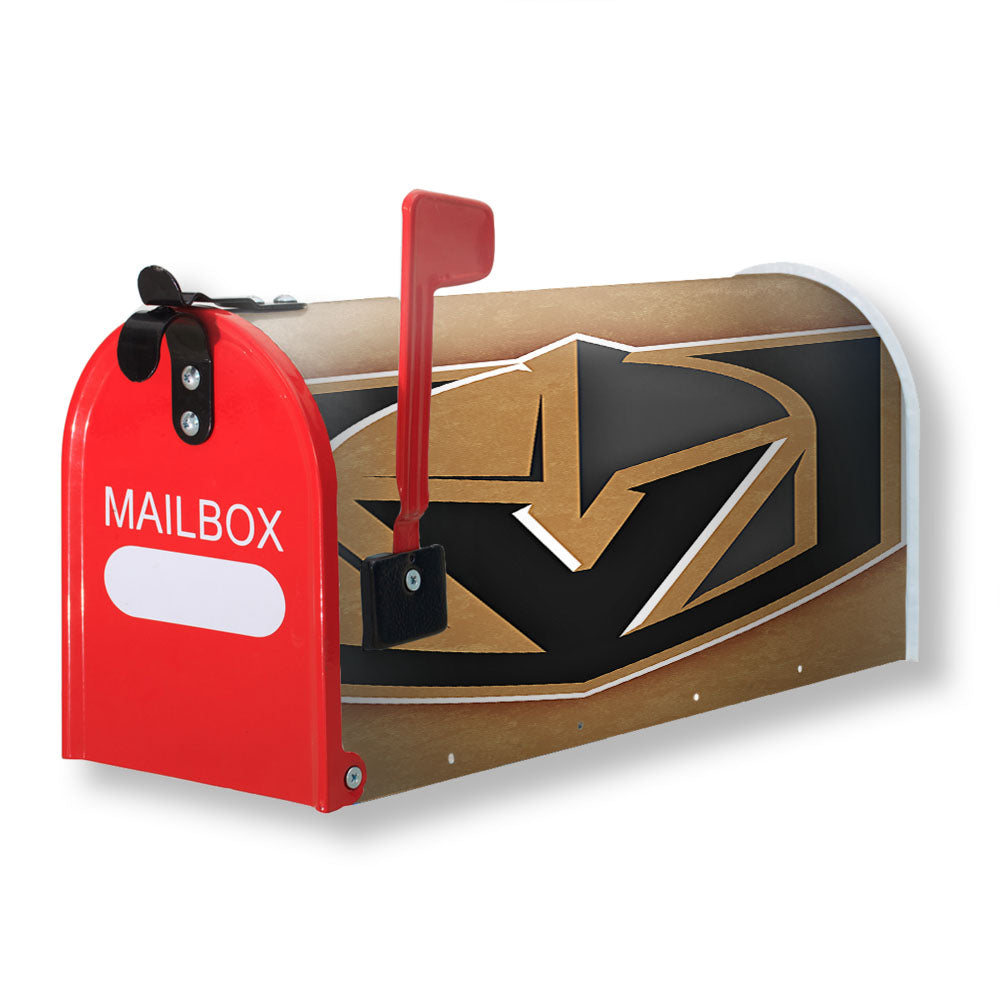 Vegas Golden Knights Helmet Logo Magnetic Mailbox Cover - 18.0" x 21.0"