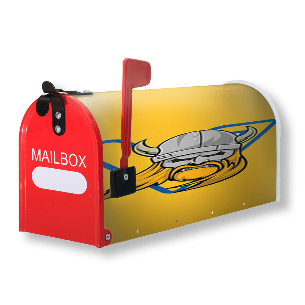 Vikings Logo Yellow Magnetic Mailbox Cover - 18.0" x 21.0"
