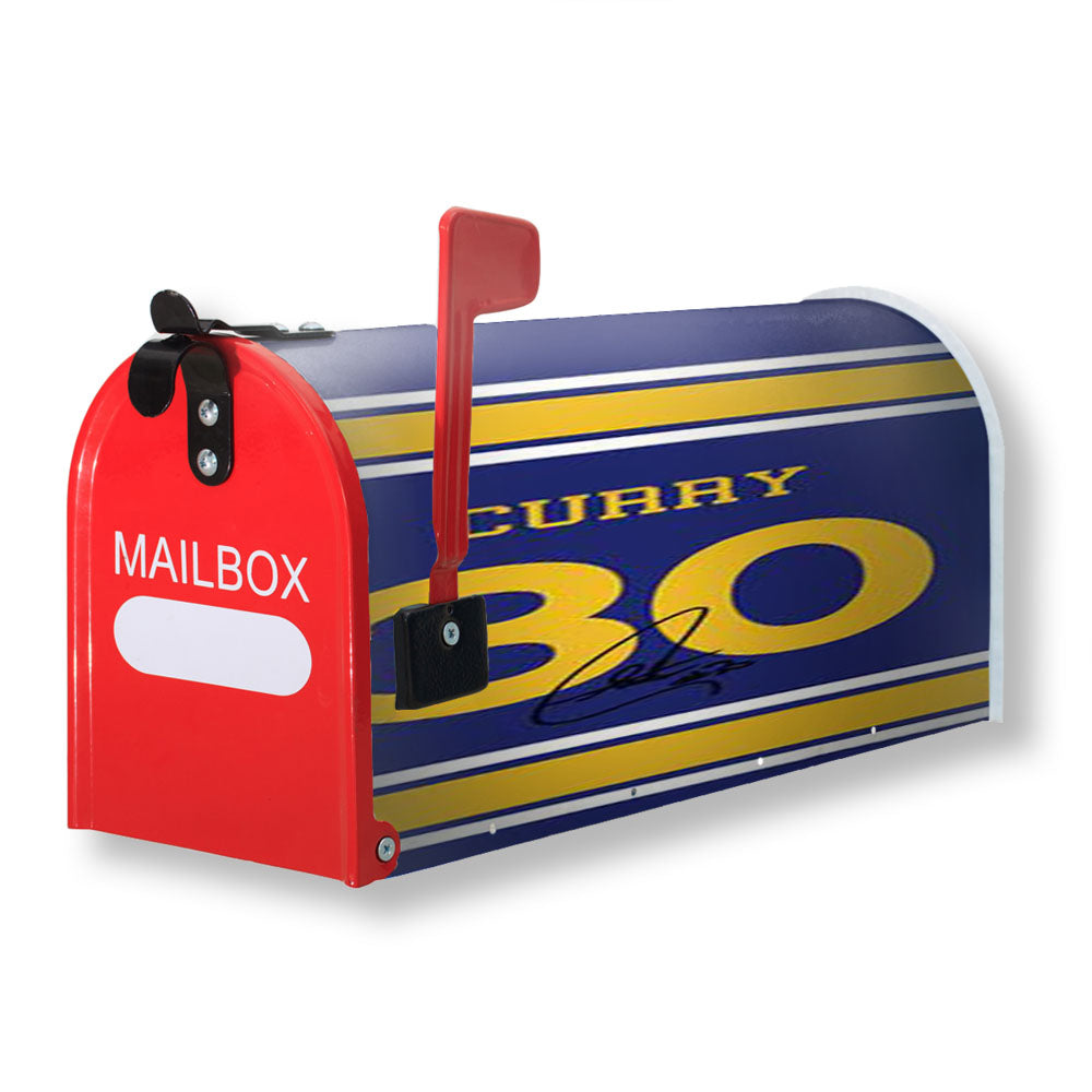 Warriors Stephen Curry Jersey Magnetic Mailbox Cover - 18.0" x 21.0"
