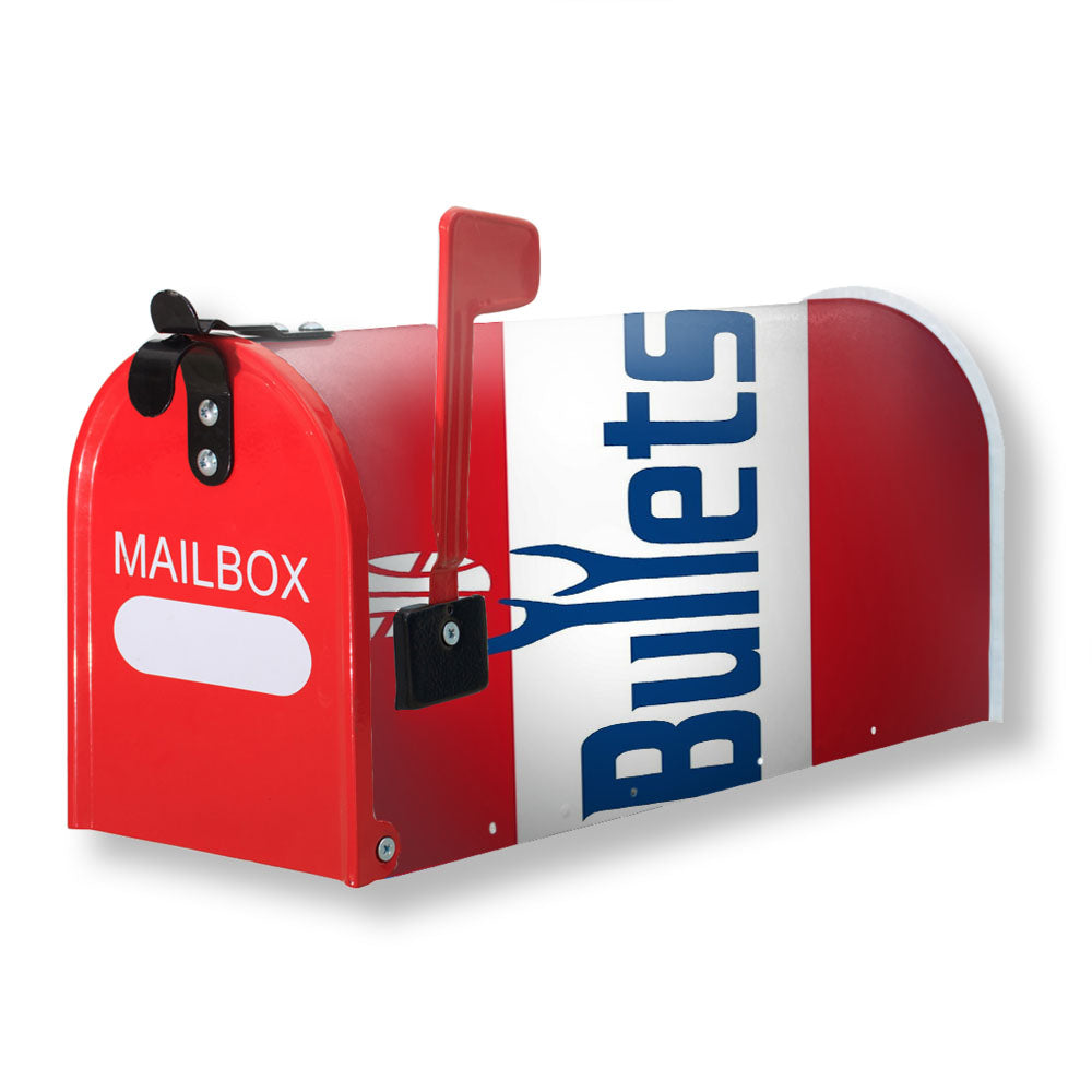 Washington Bullets 1987 Logo Magnetic Mailbox Cover - 18.0" x 21.0"