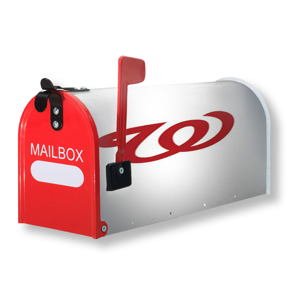 Washington Nationals Logo Red Magnetic Mailbox Cover - 18.0" x 21.0"