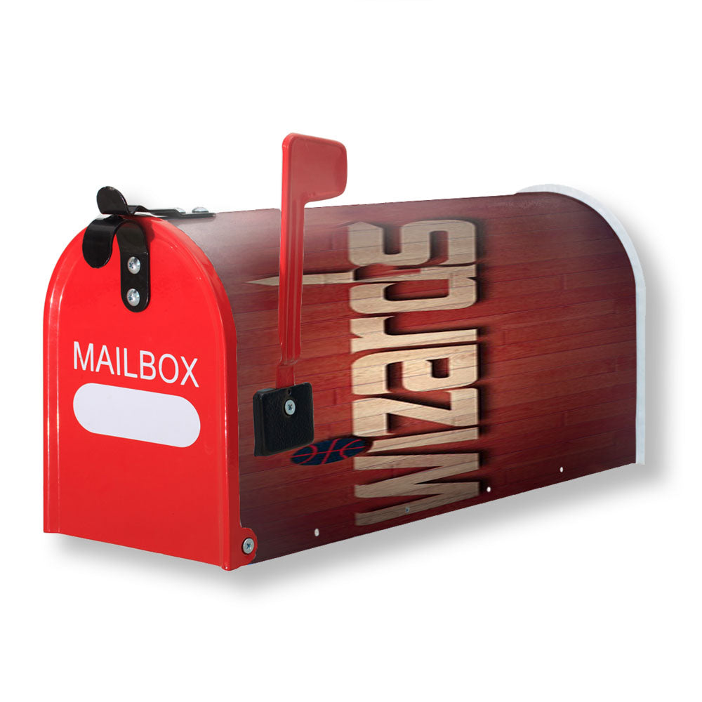 Washington Wizards Text Magnetic Mailbox Cover - 18.0" x 21.0"