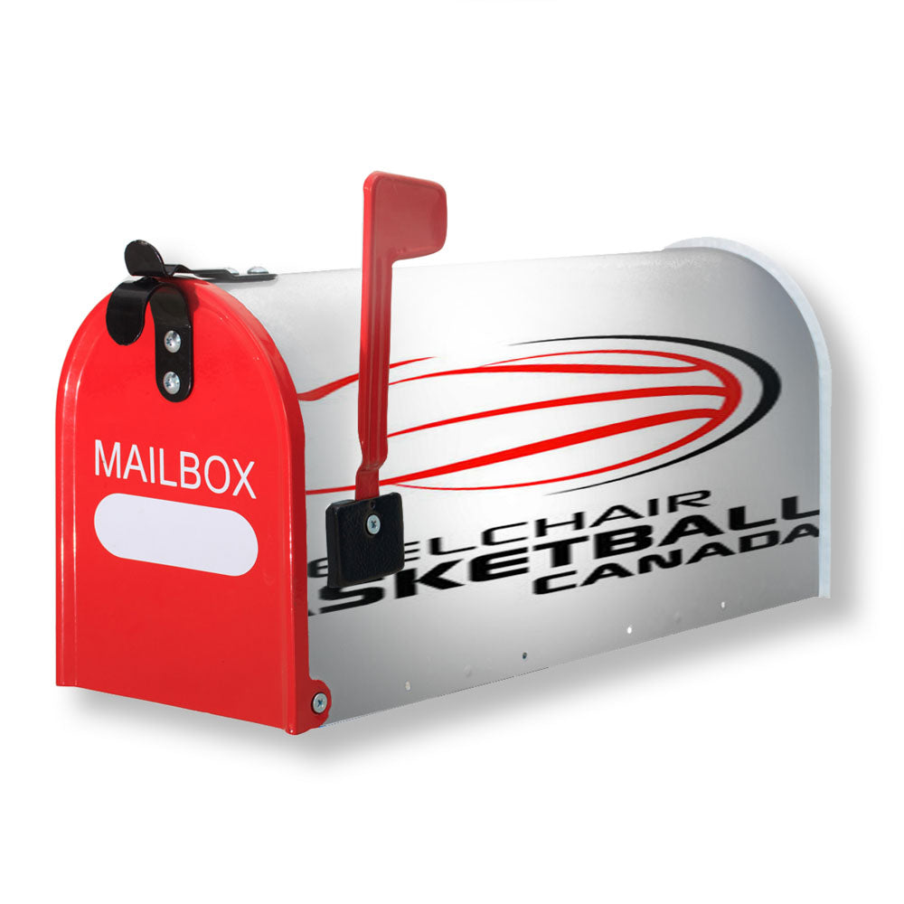 Wheel Chair Basketball Canada Logo Magnetic Mailbox Cover - 18.0" x 21.0"