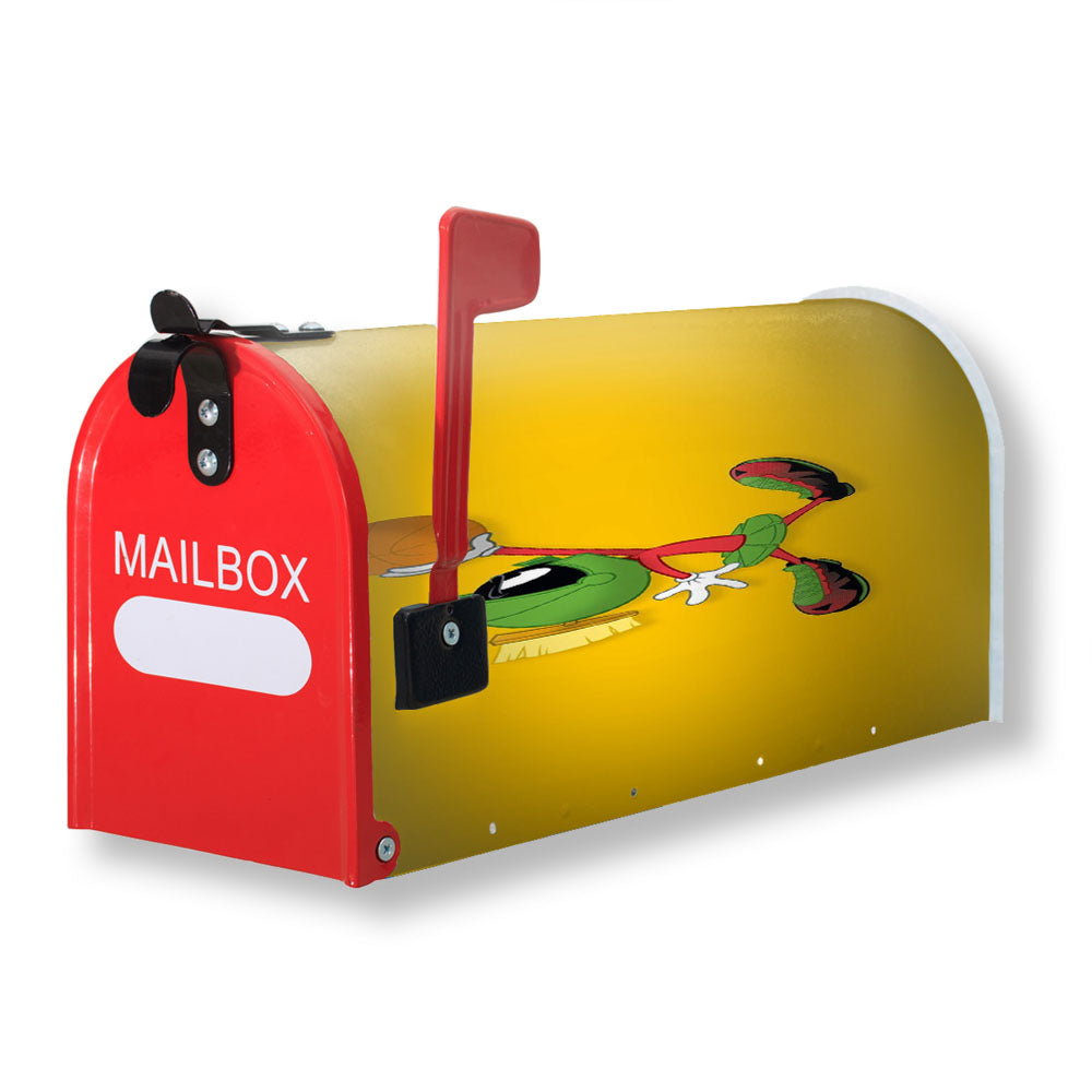 Yellow Marvin The Martian Basketball Magnetic Mailbox Cover - 18.0" x 21.0"