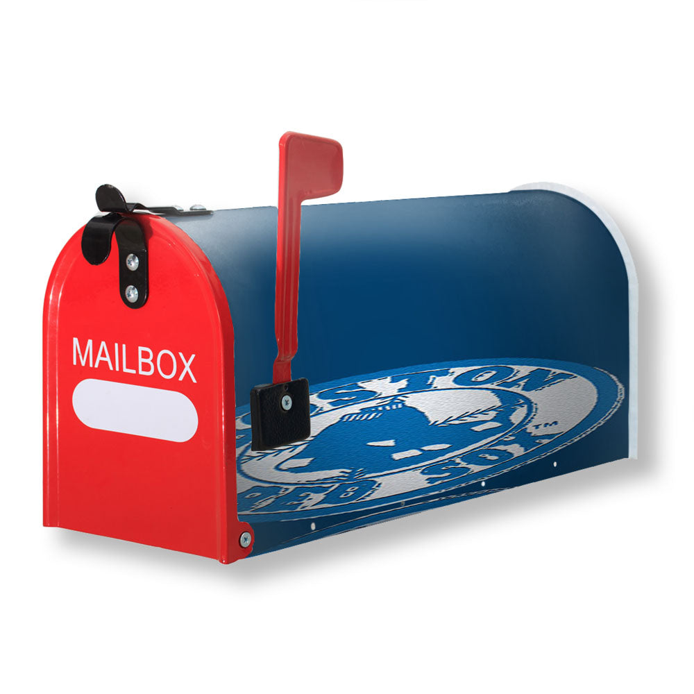 Blue Red Sox Magnetic Mailbox Cover - 18.0" x 21.0"