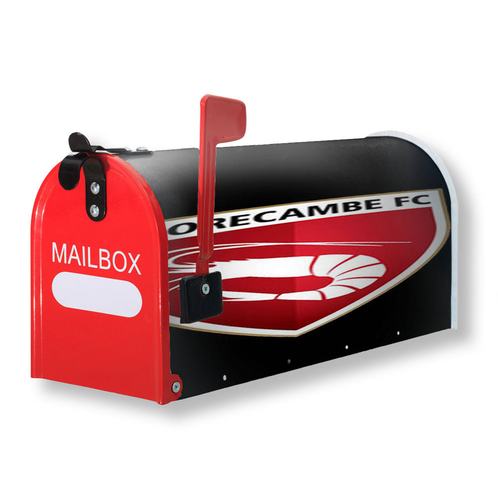 Morecambe Fc Logo Black Magnetic Mailbox Cover - 18.0" x 21.0"