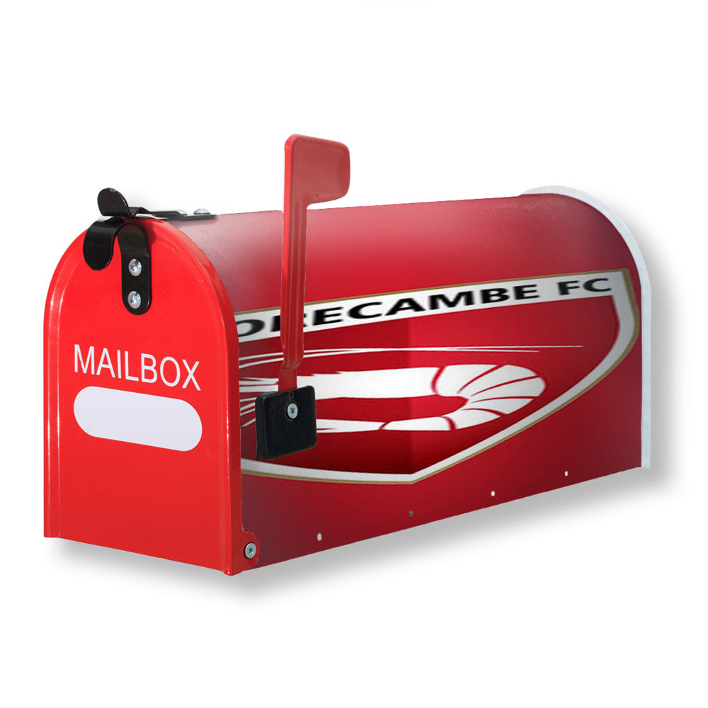 Morecambe Fc Logo Red Magnetic Mailbox Cover - 18.0" x 21.0"