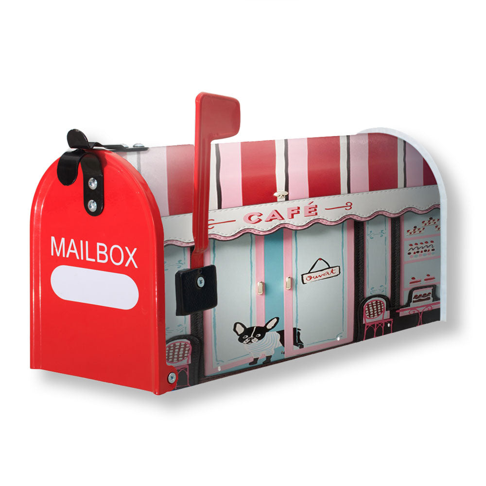 New York Cafe Magnetic Mailbox Cover - 18.0" x 21.0"