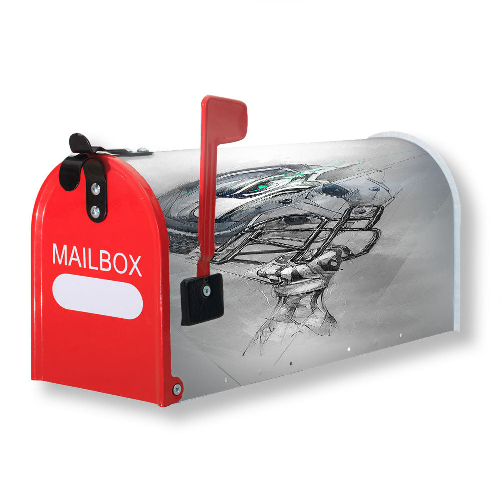 Seahawks Helmets Magnetic Mailbox Cover - 18.0" x 21.0"