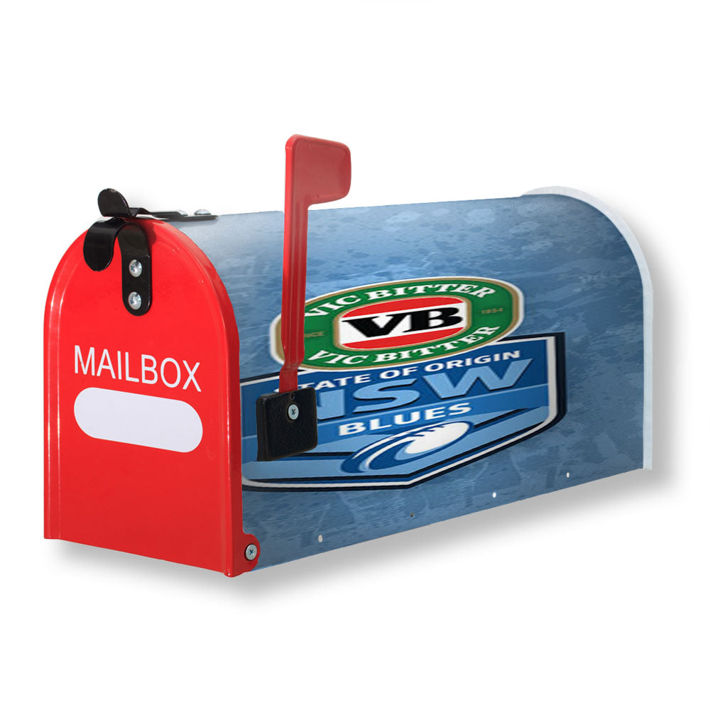 State Of Origin Nsw Blues Magnetic Mailbox Cover - 18.0" x 21.0"