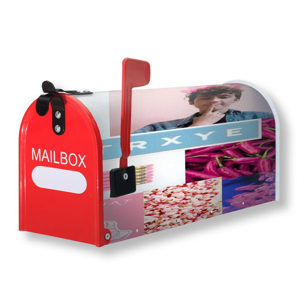 Troye Sivan Vintage Noise Collage Magnetic Mailbox Cover - 18.0" x 21.0"