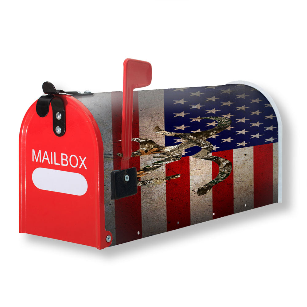 Vintage Flag Browning Deer Realtree Magnetic Mailbox Cover - 18.0" x 21.0"