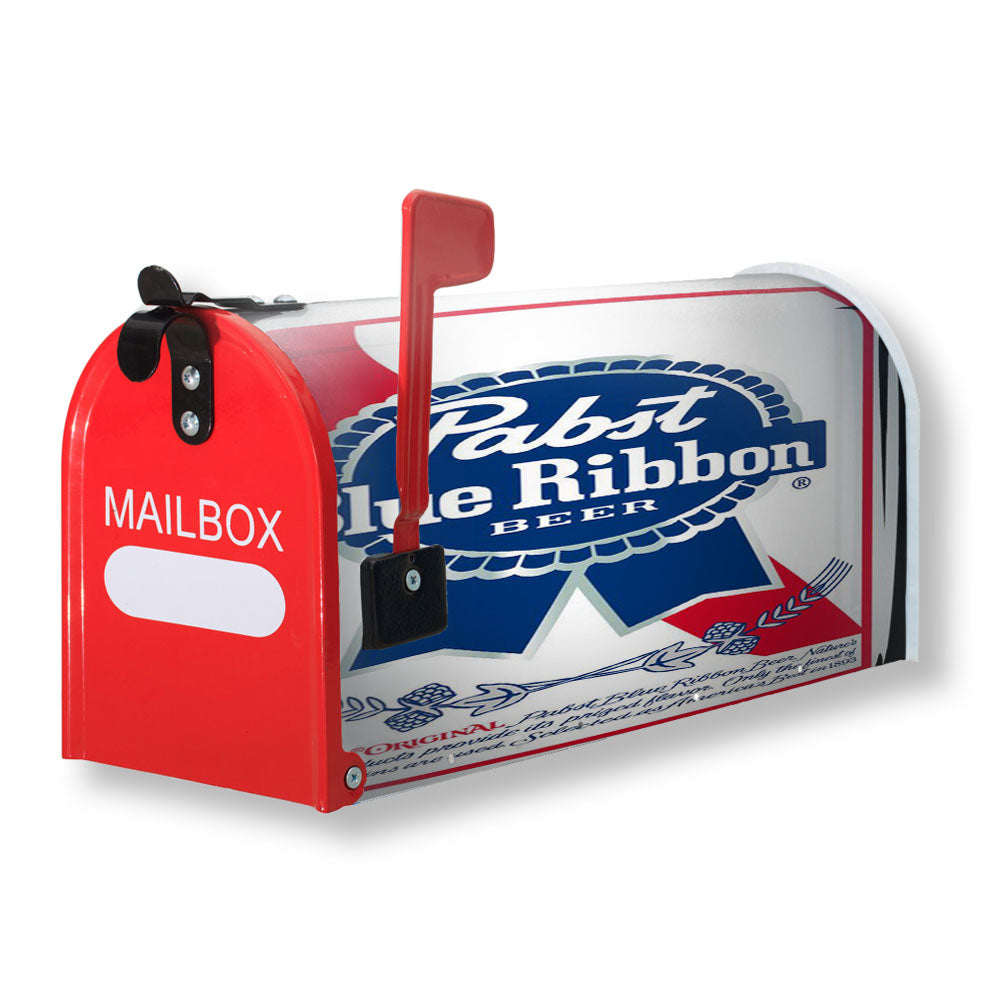 Vintage Pabst Blue Ribbon Beer Magnetic Mailbox Cover - 18.0" x 21.0"