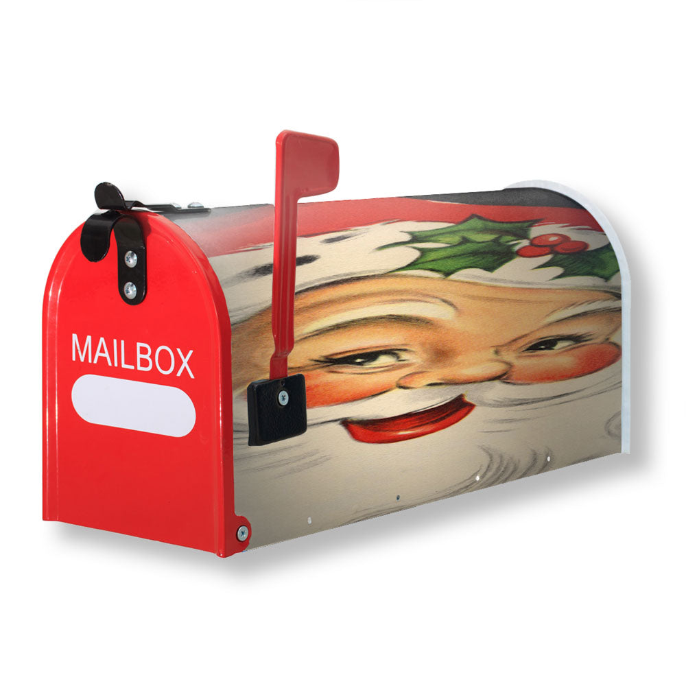 Vintage Santa Claus 1 Magnetic Mailbox Cover - 18.0" x 21.0"