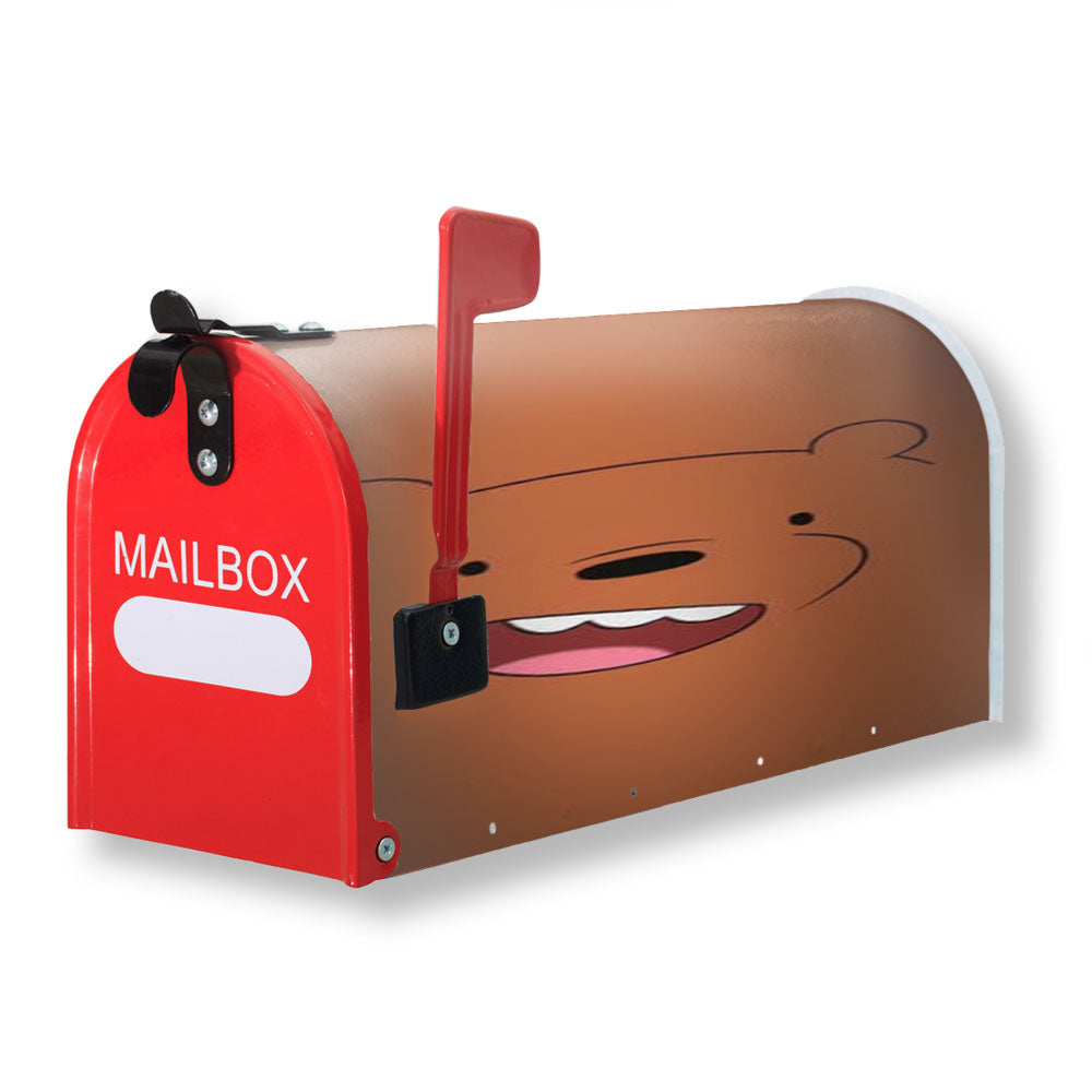 We Bare Bears Face Magnetic Mailbox Cover - 18.0" x 21.0"