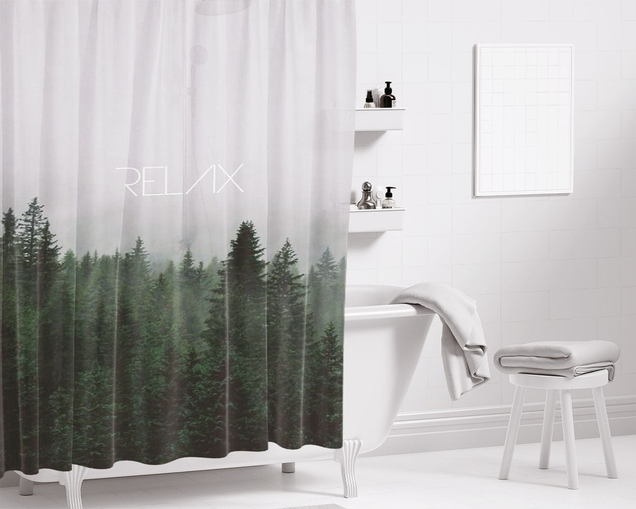 Reina Izumi Musaigen No Phantom W Bathroom Shower Curtain Fabric Waterproof | 66 X 72 Inch
