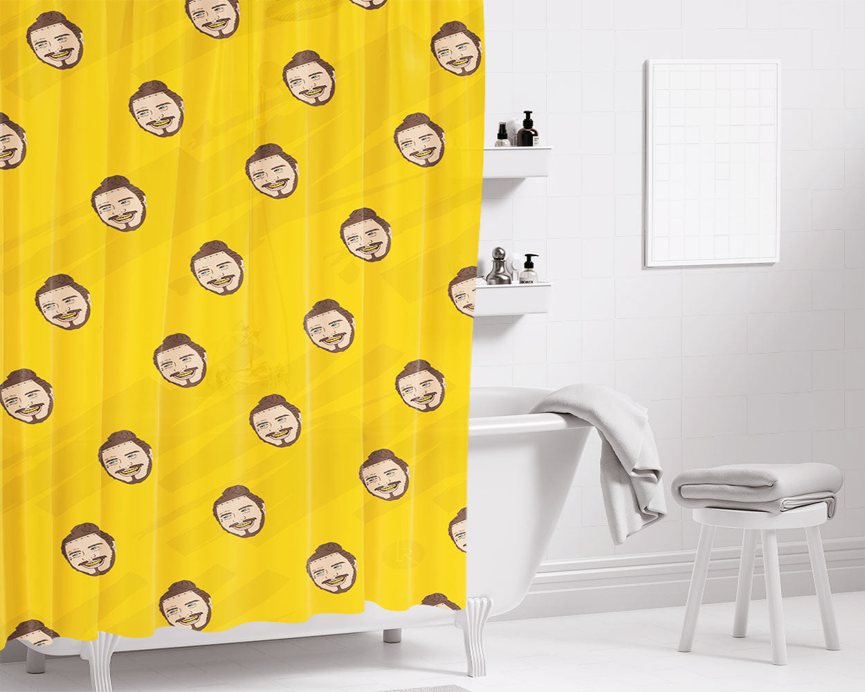 Post Malo Bathroom Shower Curtain Fabric Waterproof | 66 X 72 Inch