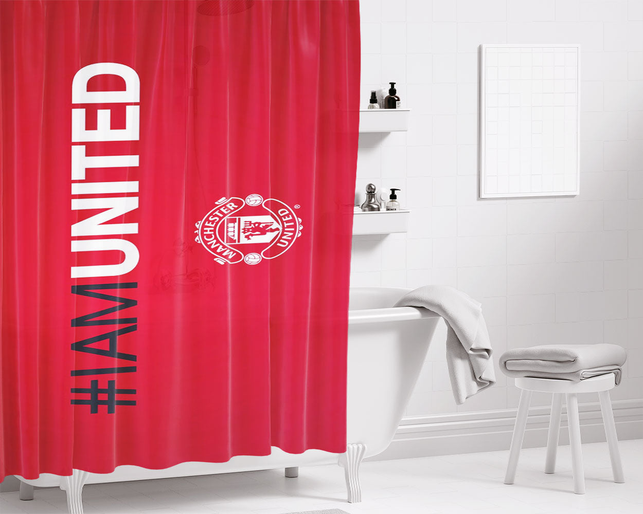 I Am Sher Locked B Bathroom Shower Curtain Fabric Waterproof | 66 X 72 Inch