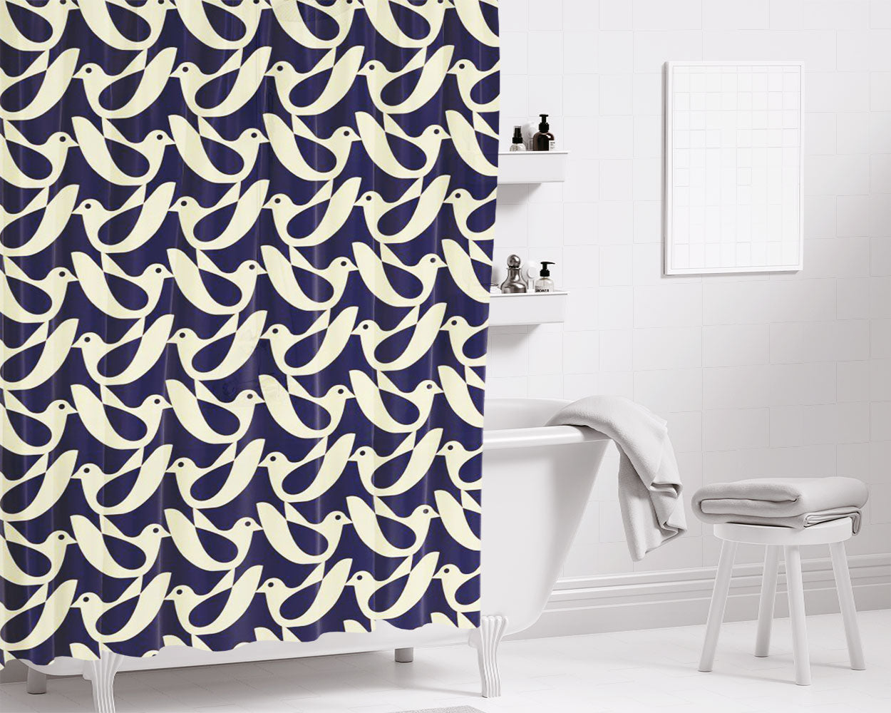 Duck Tales Scrooge Mcduck Bathroom Shower Curtain Fabric Waterproof | 66 X 72 Inch