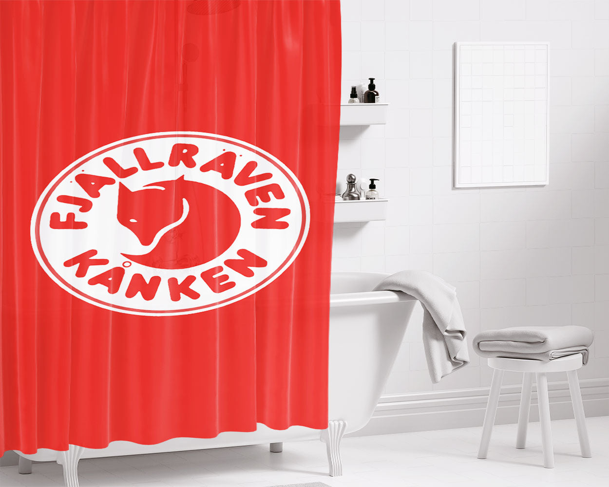 Fjallraven Ka Bathroom Shower Curtain Fabric Waterproof | 66 X 72 Inch