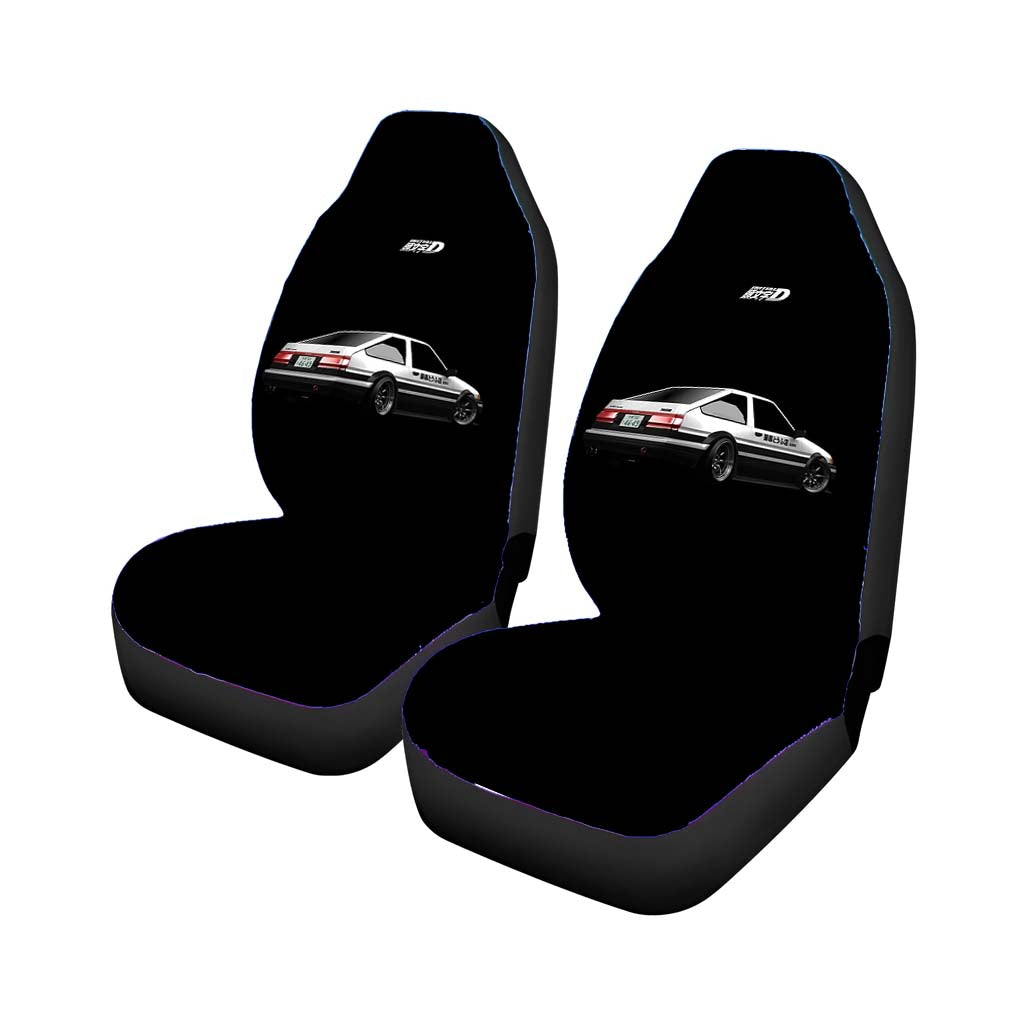 Initial D Black Wallpaper Car Seat Covers