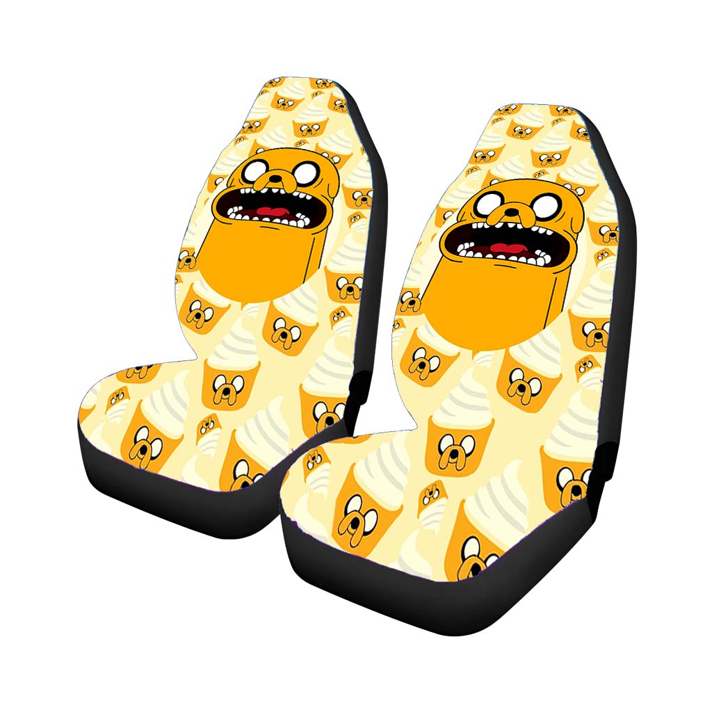 Jake Adventure Time Doodle Ice Cream Car Seat Covers
