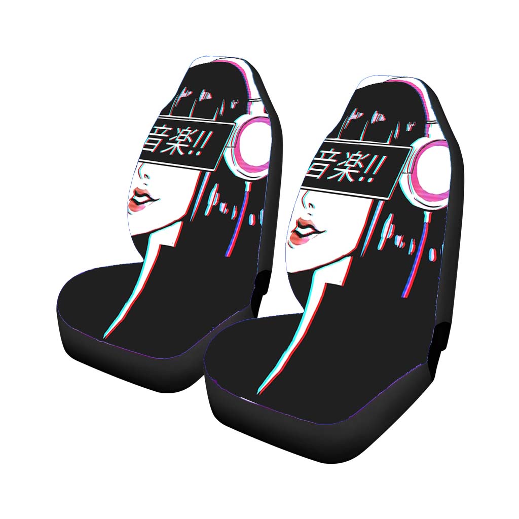 Japan Girl Walkman Car Seat Covers