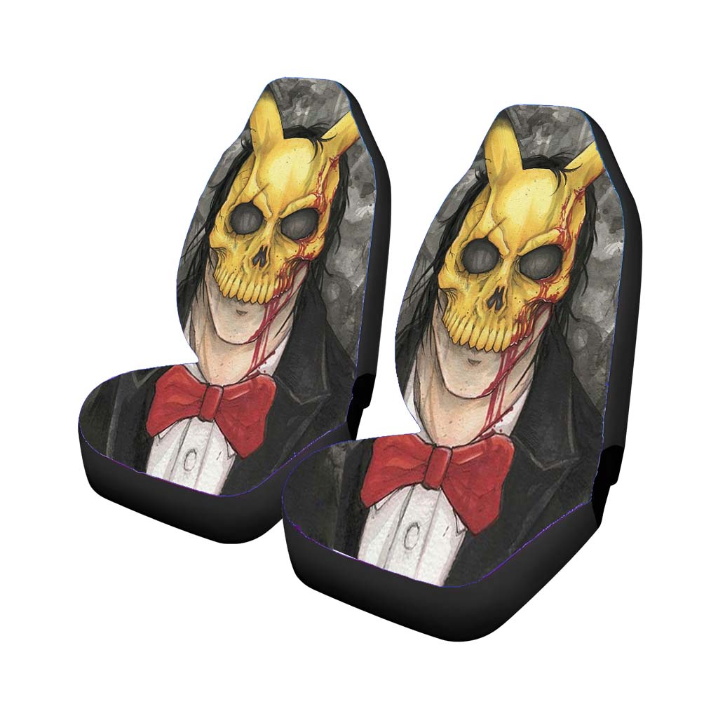 Jeff The Killer Pikachu Car Seat Covers