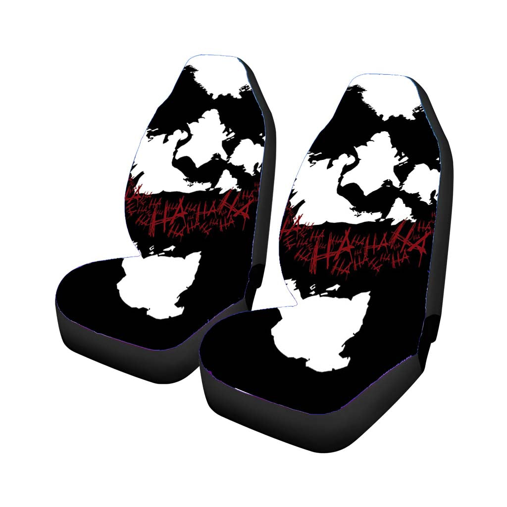 Joker Face Silhouette Car Seat Covers