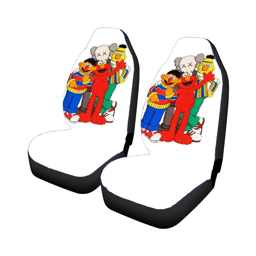 Kaws And Sesame Street Car Seat Covers