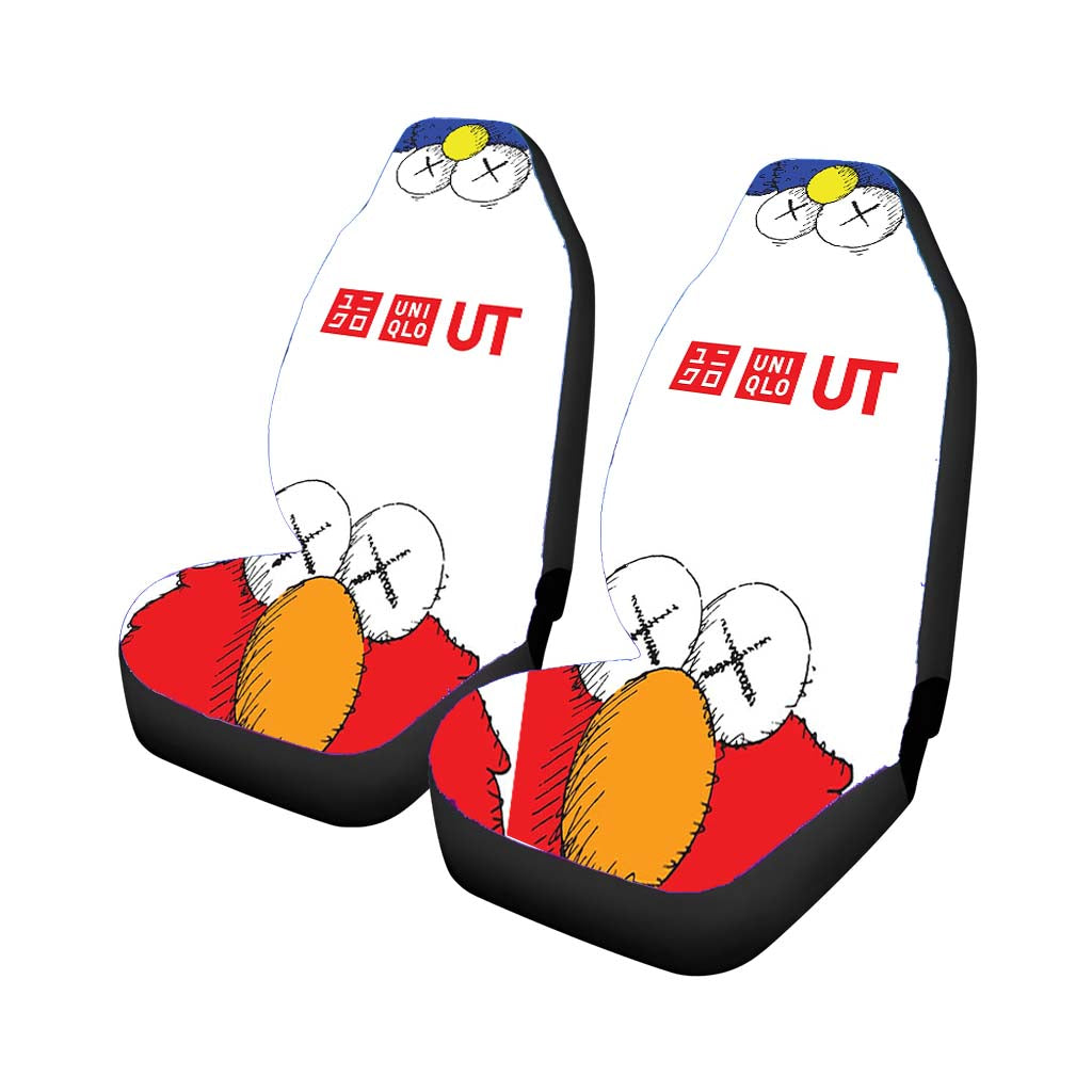 Kaws X Uniqlo Sesame Street 1 Car Seat Covers