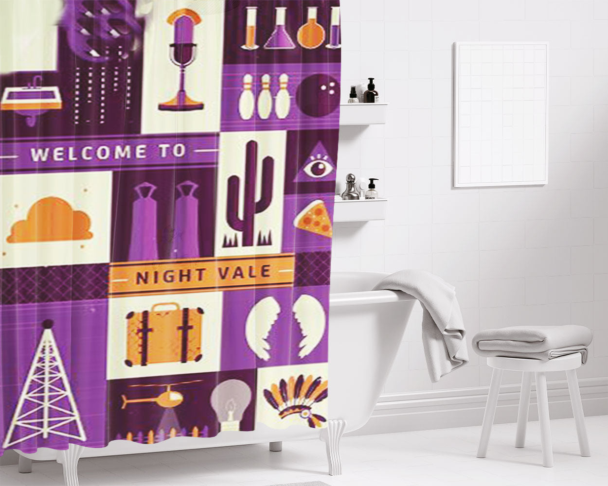 Welcome To Hyrule Bathroom Shower Curtain Fabric Waterproof | 66 X 72 Inch