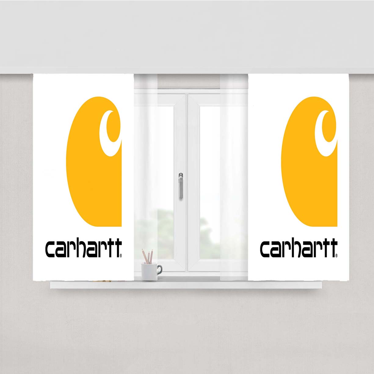 Carhartt Peach Skin Window Curtains