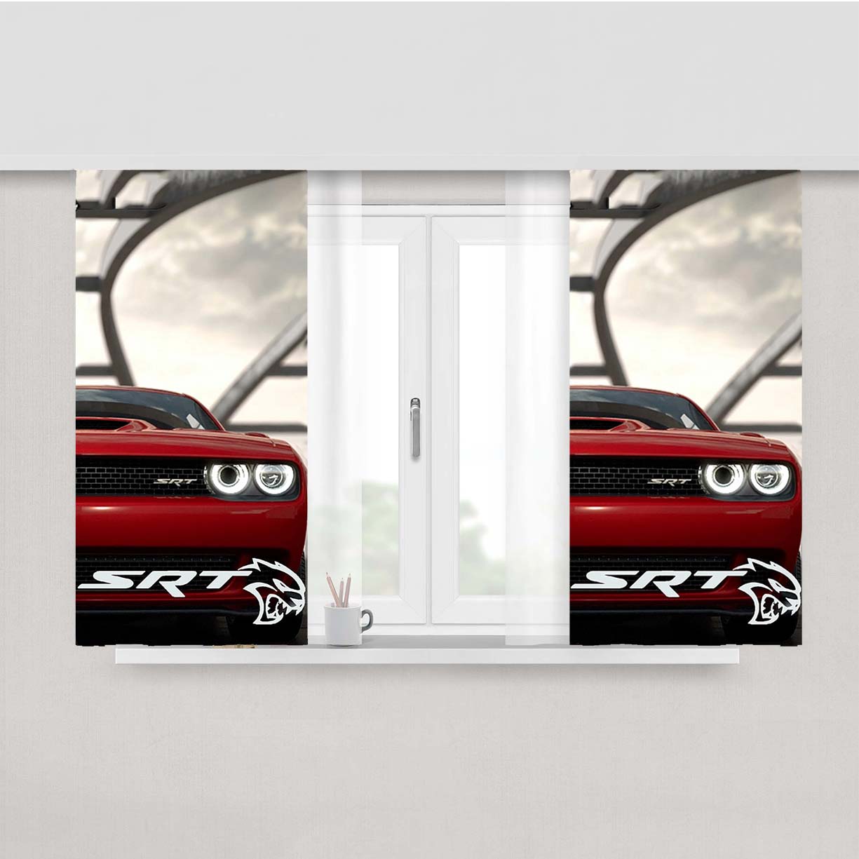 Dodge Srt Peach Skin Window Curtains