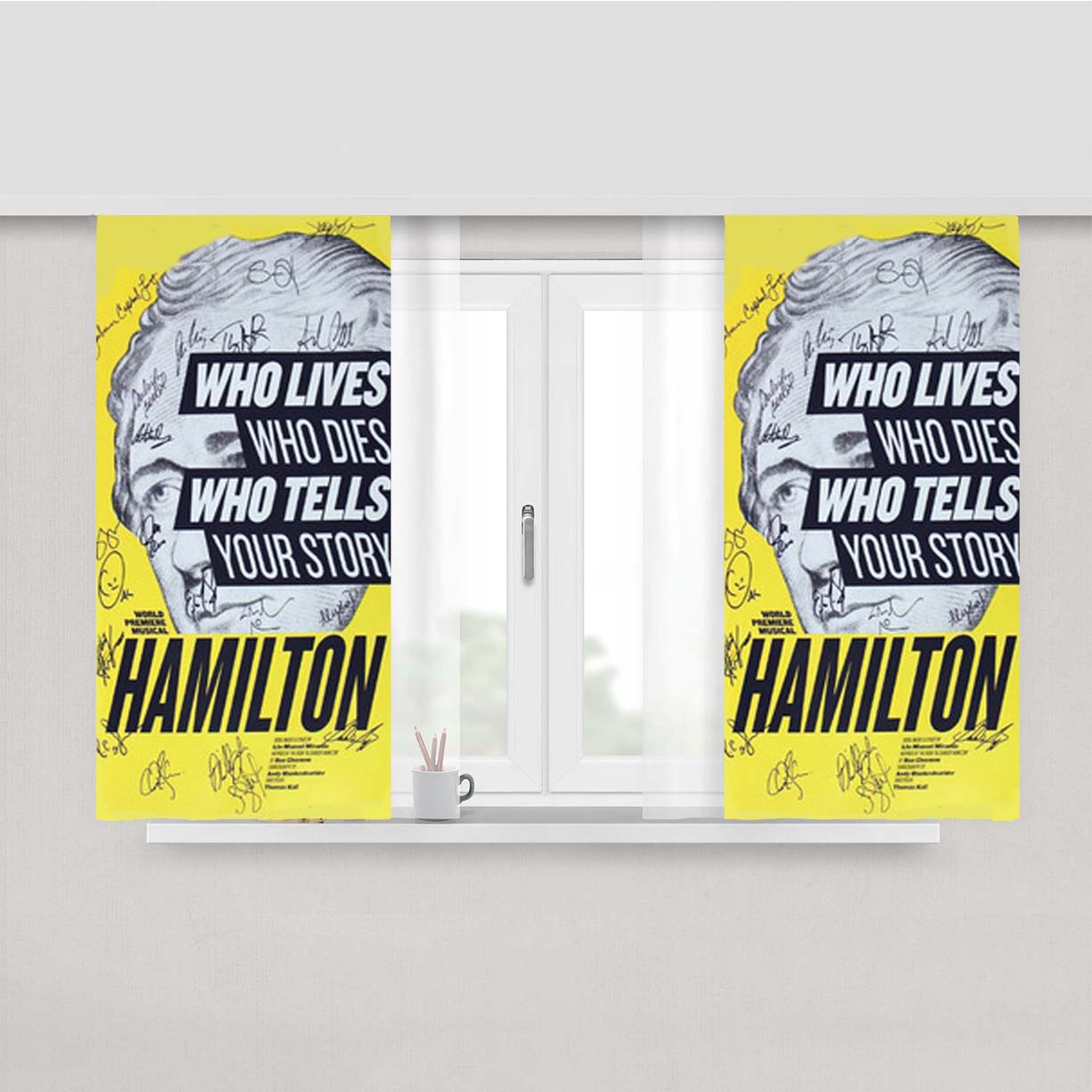 Hamilton Broadway Signatures Peach Skin Window Curtains