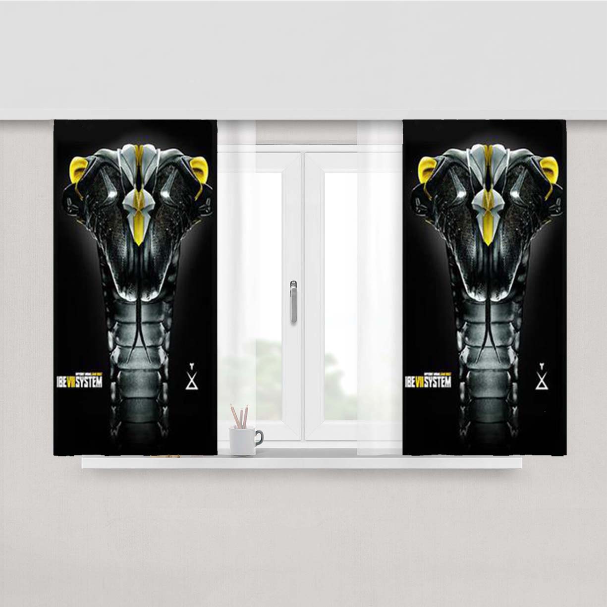 Kobe Vii System Peach Skin Window Curtains