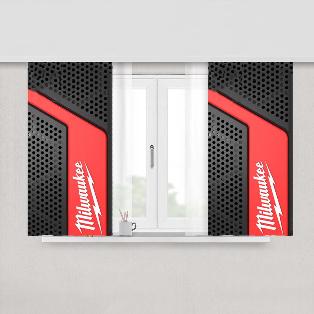 Milwaukee Fuel Peach Skin Window Curtains