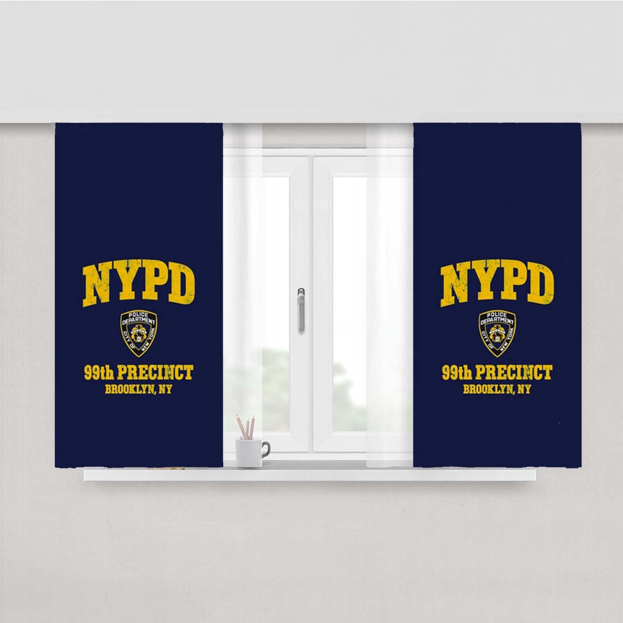 Nypd - B99 Peach Skin Window Curtains