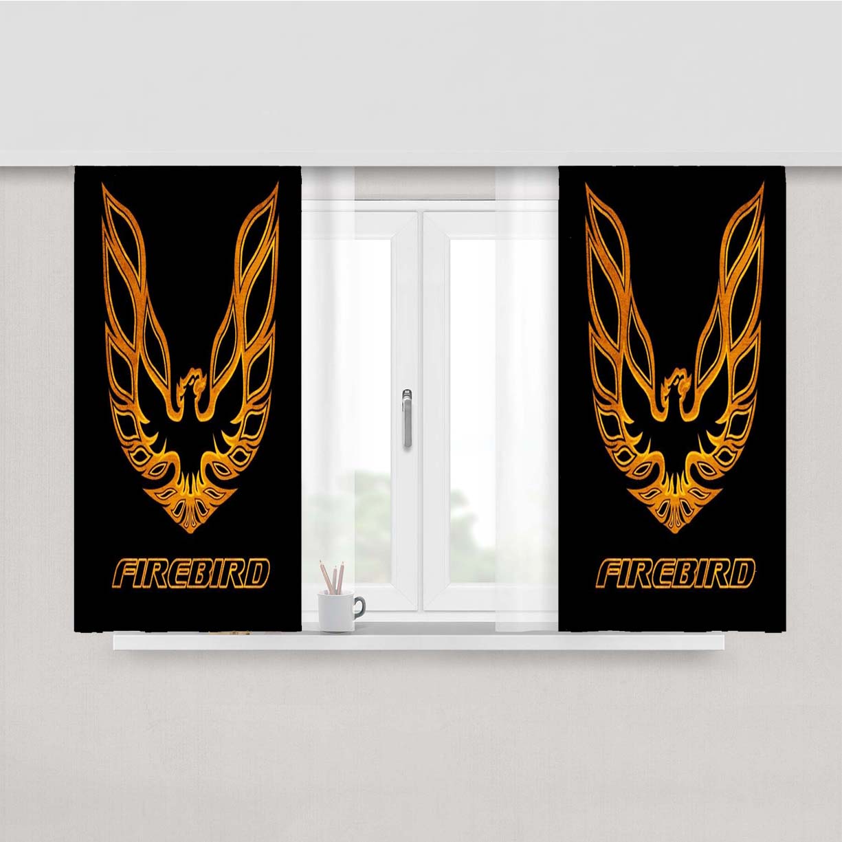 Pontiac Firebird Trans Am Peach Skin Window Curtains