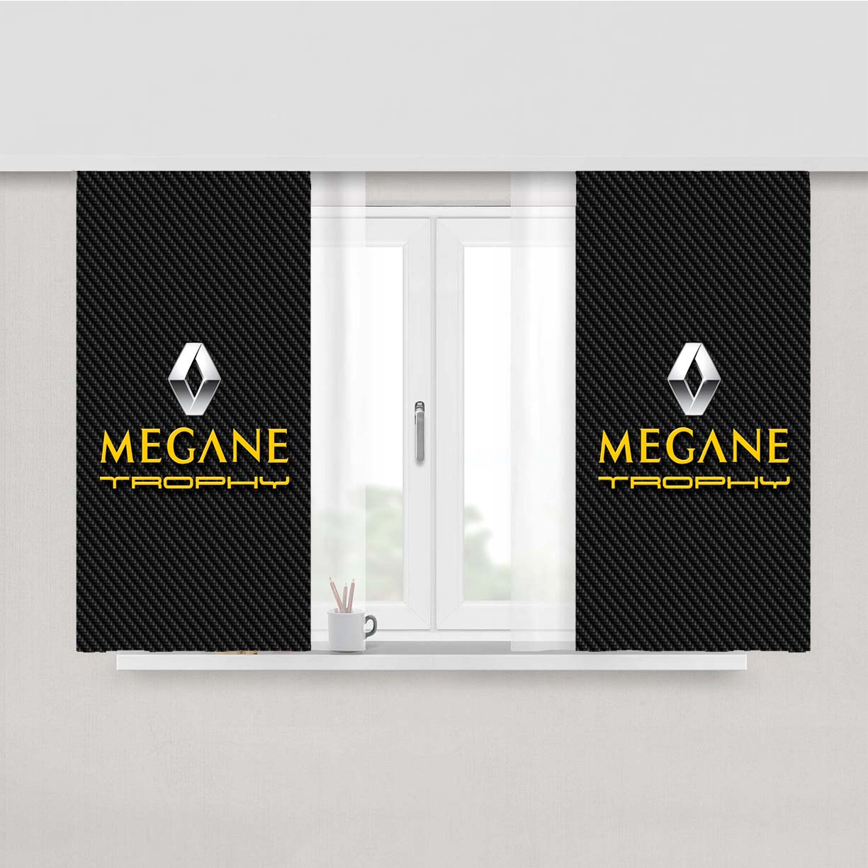 Renault Megane Peach Skin Window Curtains
