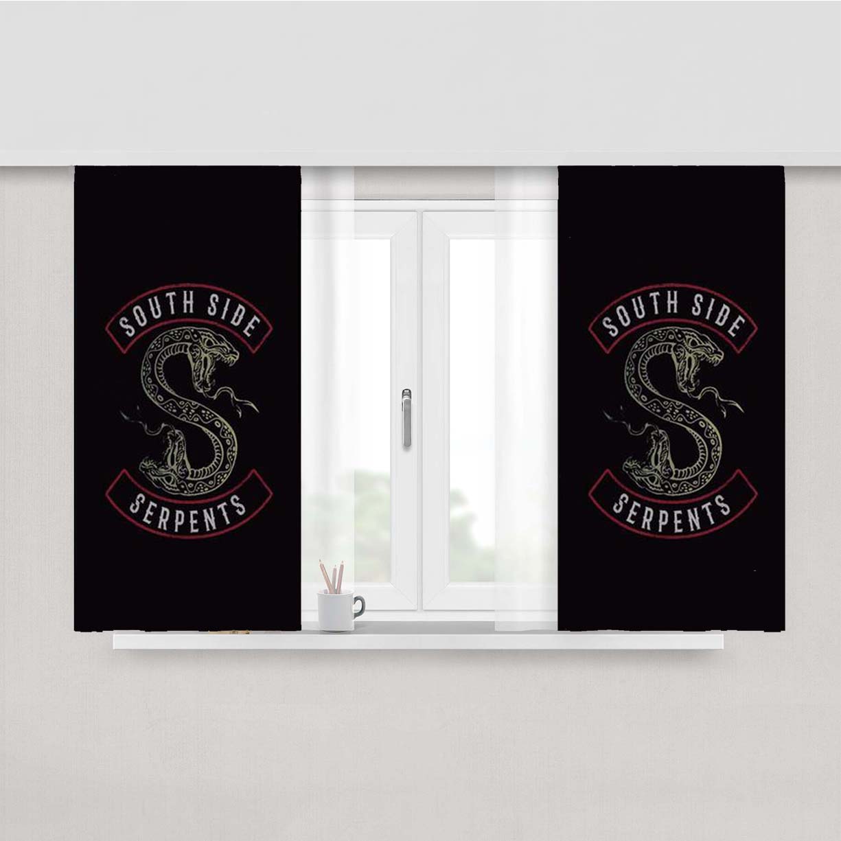 Riverdale Peach Skin Window Curtains