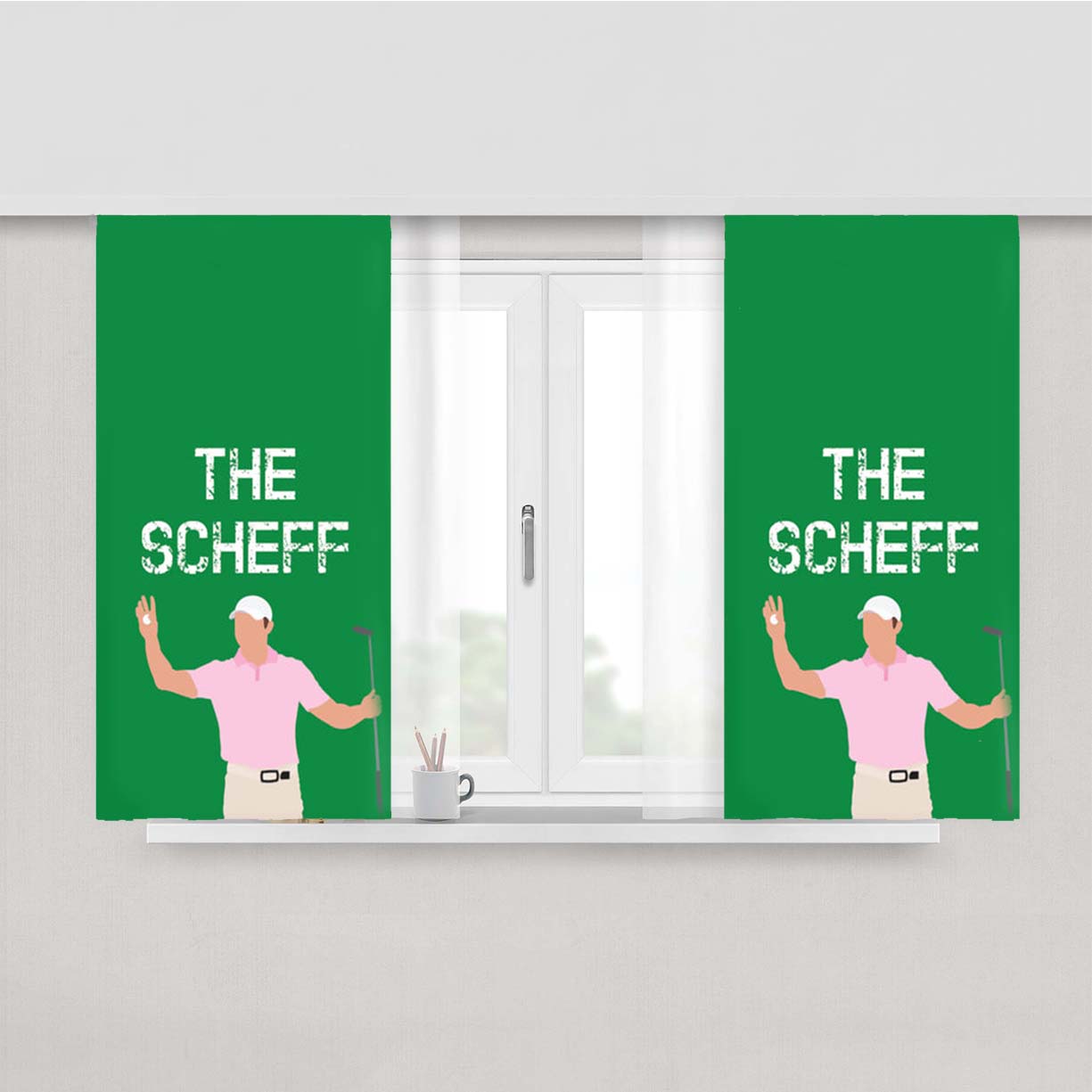 The Scheff Peach Skin Window Curtains