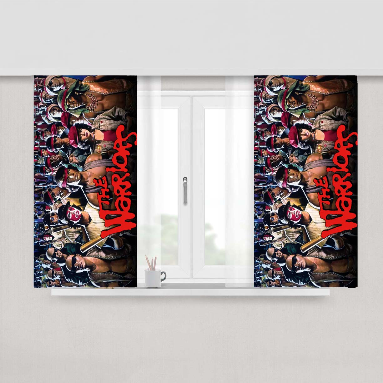 The Warriors 1979 Family Peach Skin Window Curtains