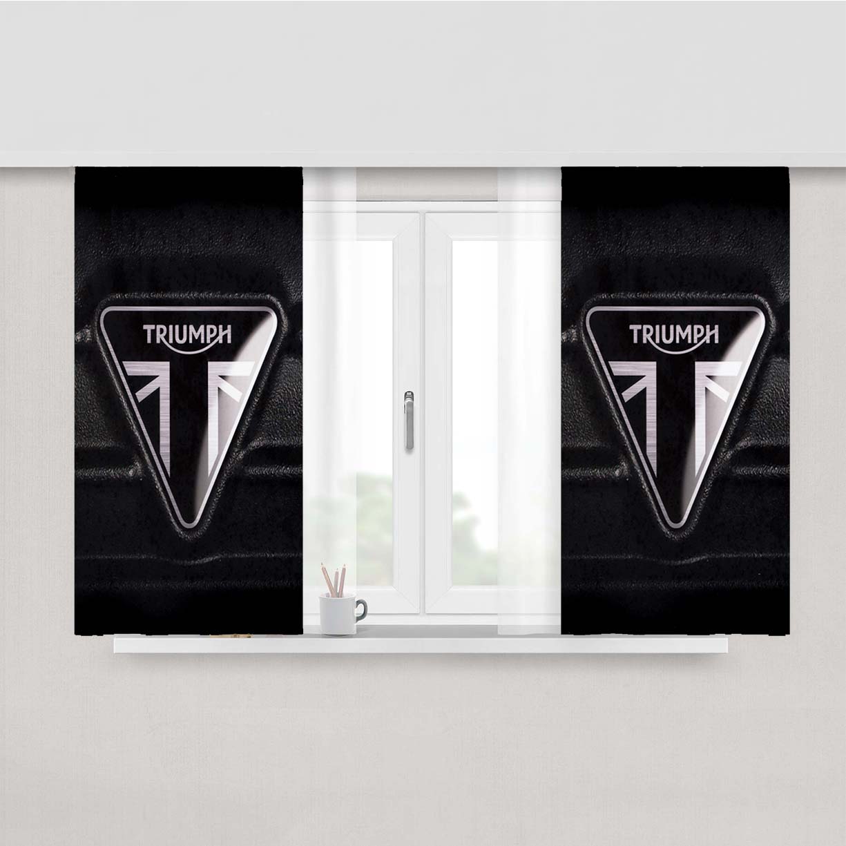 Triumph Peach Skin Window Curtains