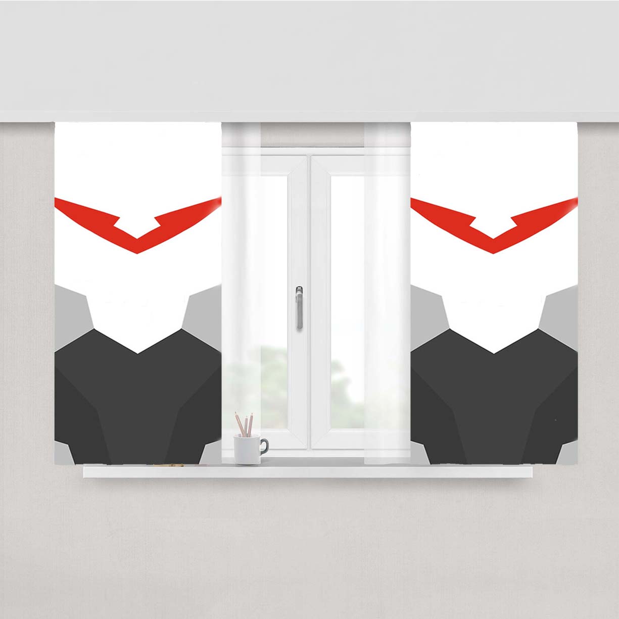 Voltron Keith Armor Peach Skin Window Curtains