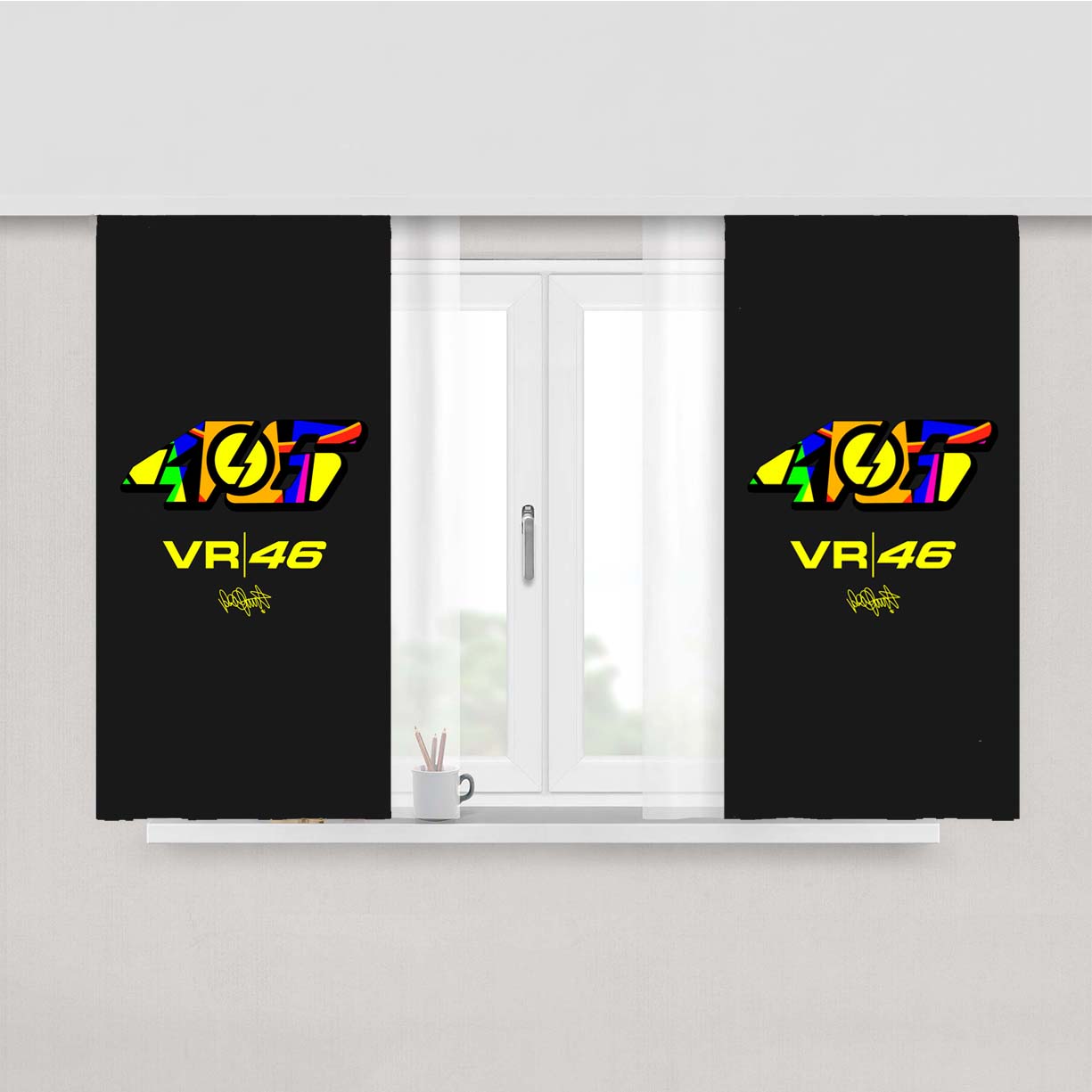 Vr 46 Signature Peach Skin Window Curtains