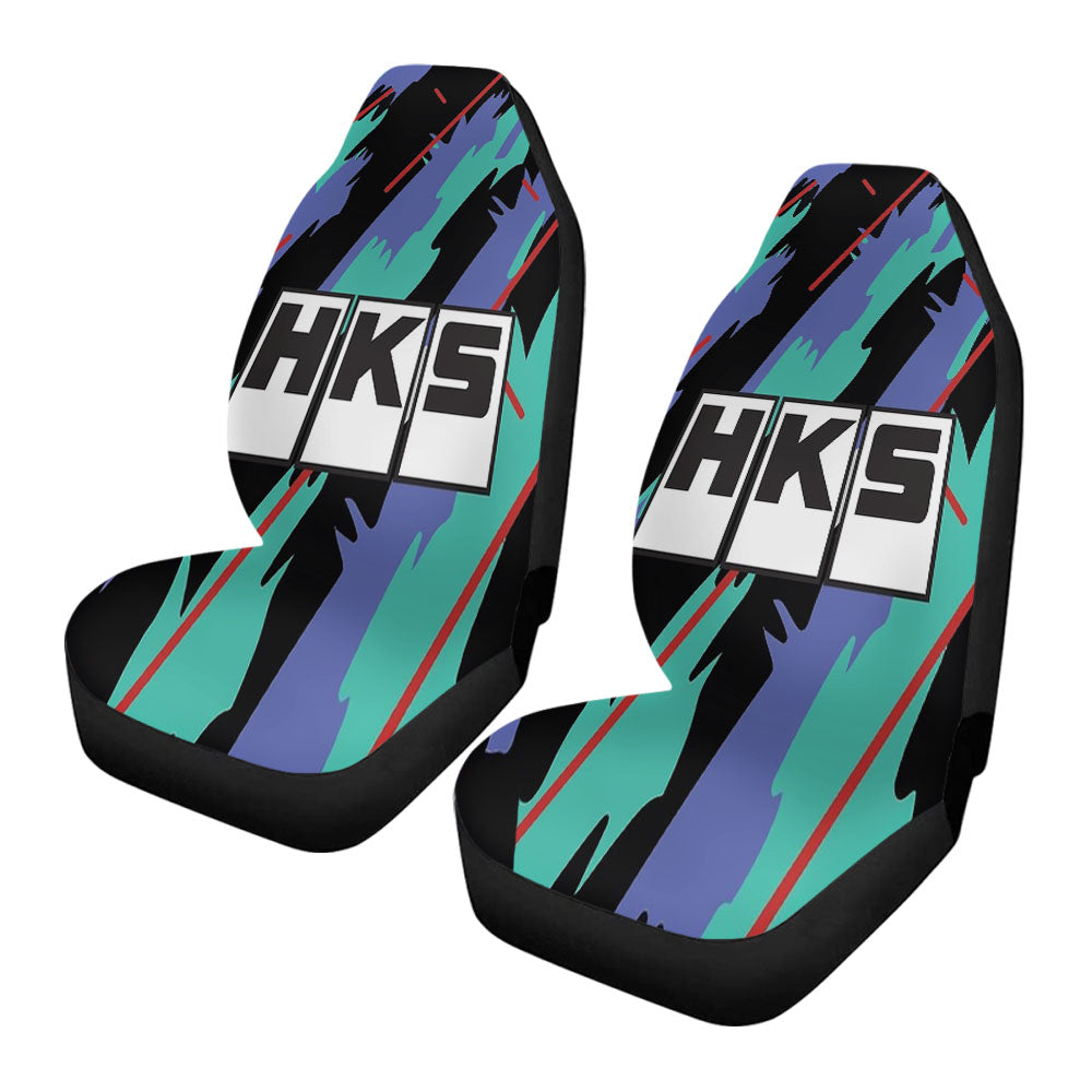 Hks Retro Pattern Car Seat Covers