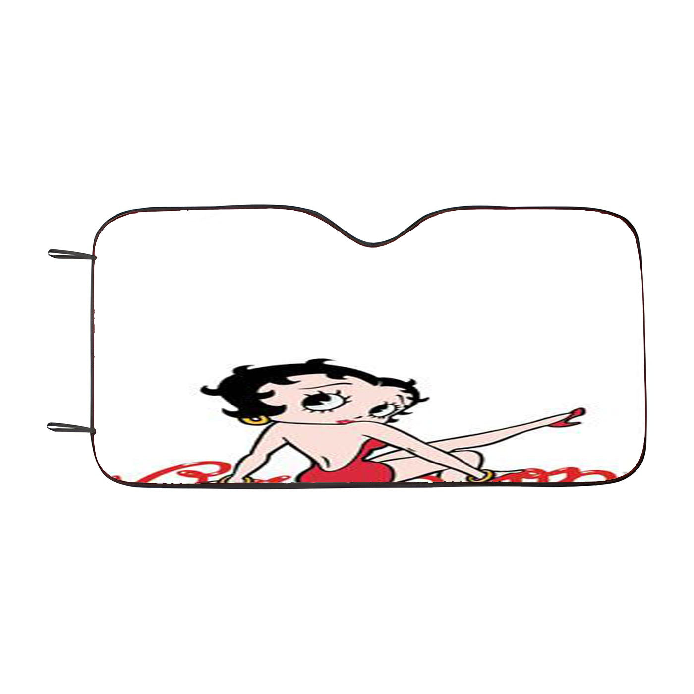 Betty Boop Sexy Red Dress Car Auto Sun Shade Windshield Cover