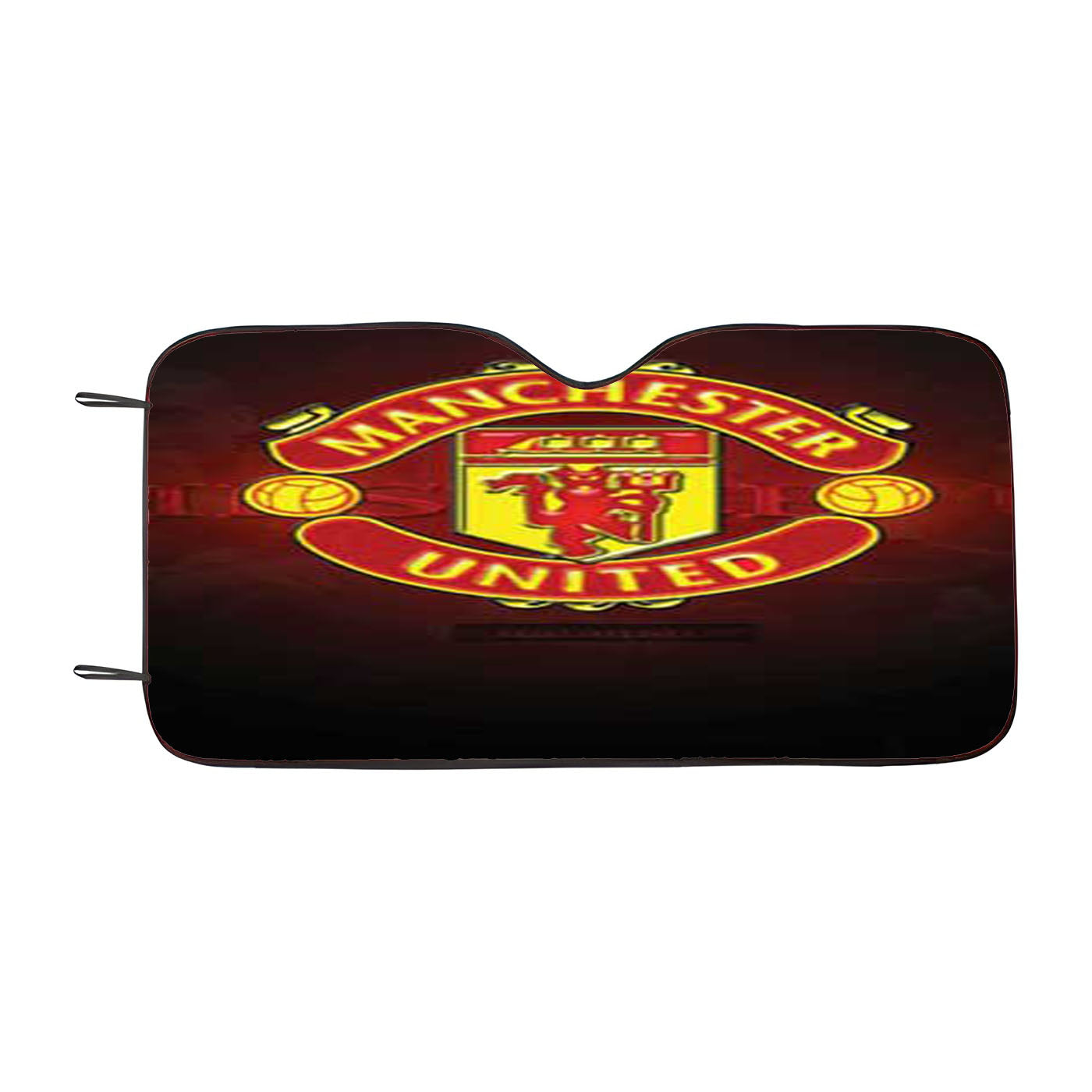 Manchester United Logo Red Fade Car Auto Sun Shade Windshield Cover